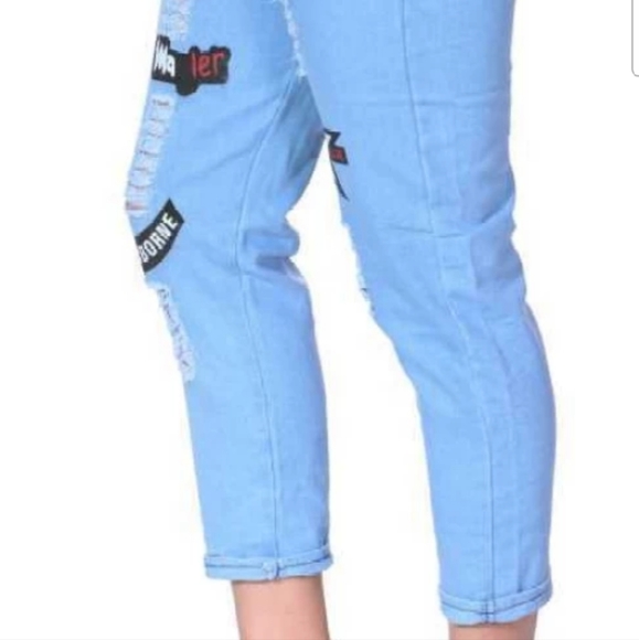 Denim Solid joggers - Picture 4 of 6